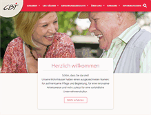 Tablet Screenshot of cbt-gmbh.de